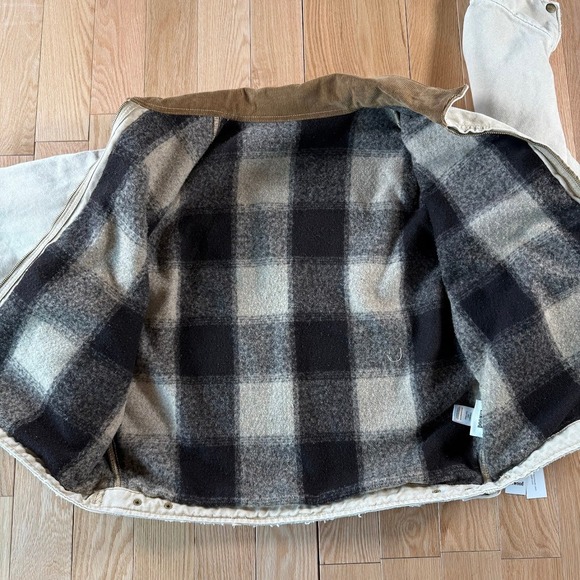 Elwood Petrol Workwear Cropped Jacket Khaki Tan Adult Medium NWT - Picture 7 of 8